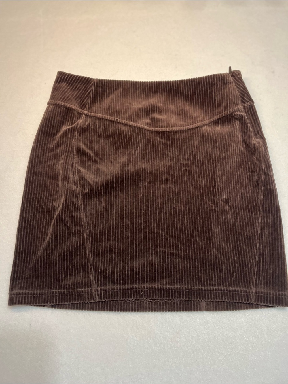lululemon athletica Chocolate Brown Corduroy Mini Skirt
